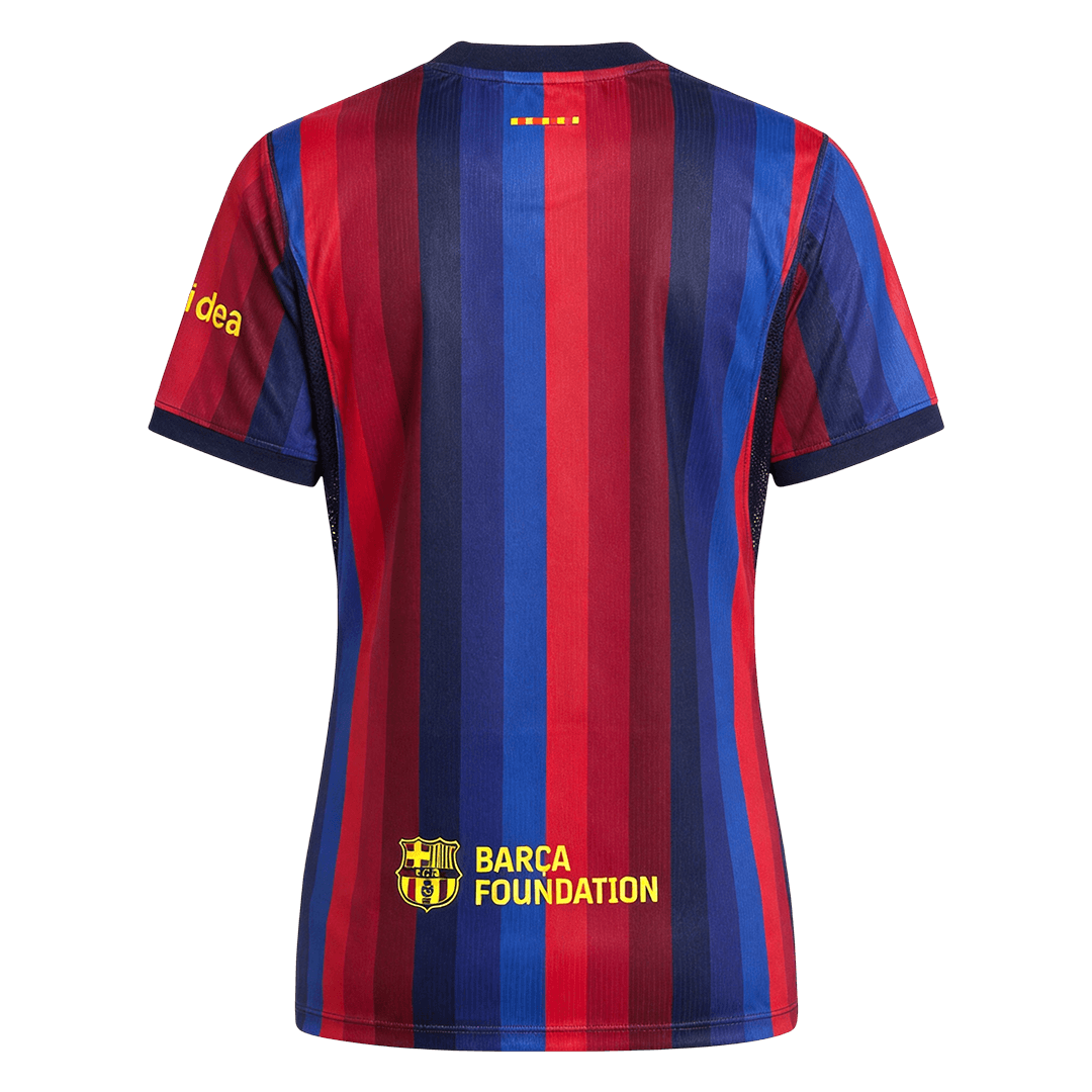 WOMEN'S BARCELONA 2026 HOME JERSEY RED & BLUE