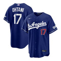 LOS ANGELES DODGERS SHOHEI OHTANI #17 BLUE BASEBALL JERSEY