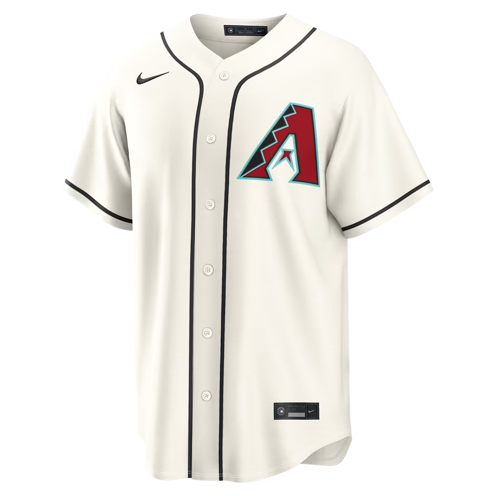 ARIZONA DIAMONDBACKS NOLAN ARENADO #28 CREAM BASEBALL JERSEY