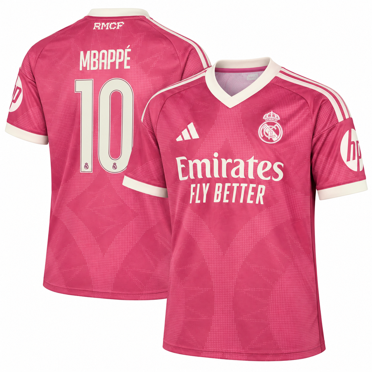 REAL MADRID 2026 THIRD KYLIAN MBAPPE #10 PINK SOCCER JERSEY