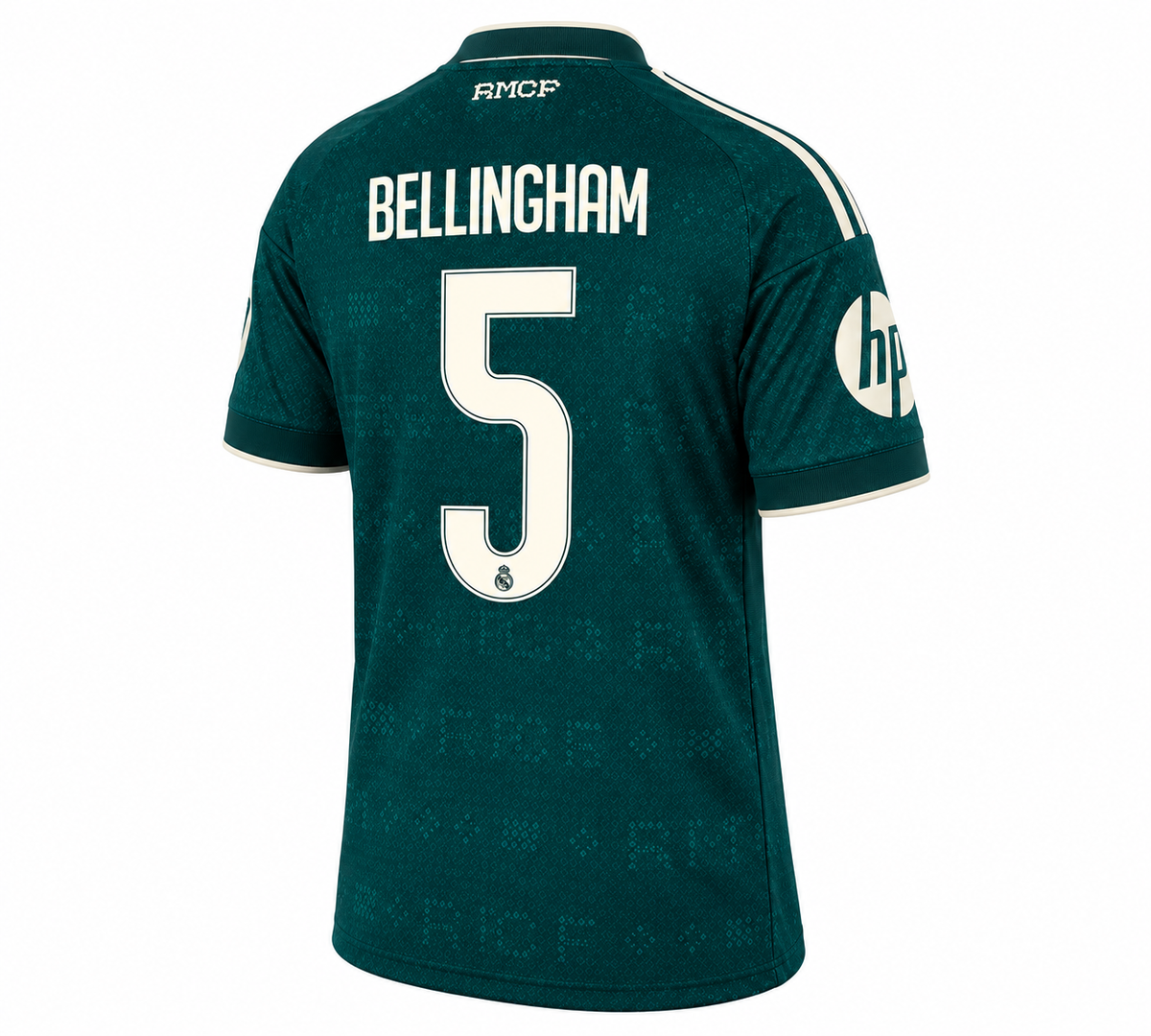 REAL MADRID 2026 AWAY JUDE BELLINGHAM #5 GREEN SOCCER JERSEY