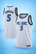 Orlando Magic #5 Banchero white Pinstripe Jersey – Icon Edition