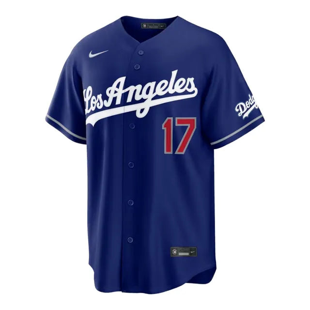 LOS ANGELES DODGERS SHOHEI OHTANI #17 BLUE BASEBALL JERSEY
