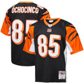 CINCINATTI BENGALS OCHOCINCO #85 BLACK & ORANGE THROWBACK FOOTBALL JERSEY
