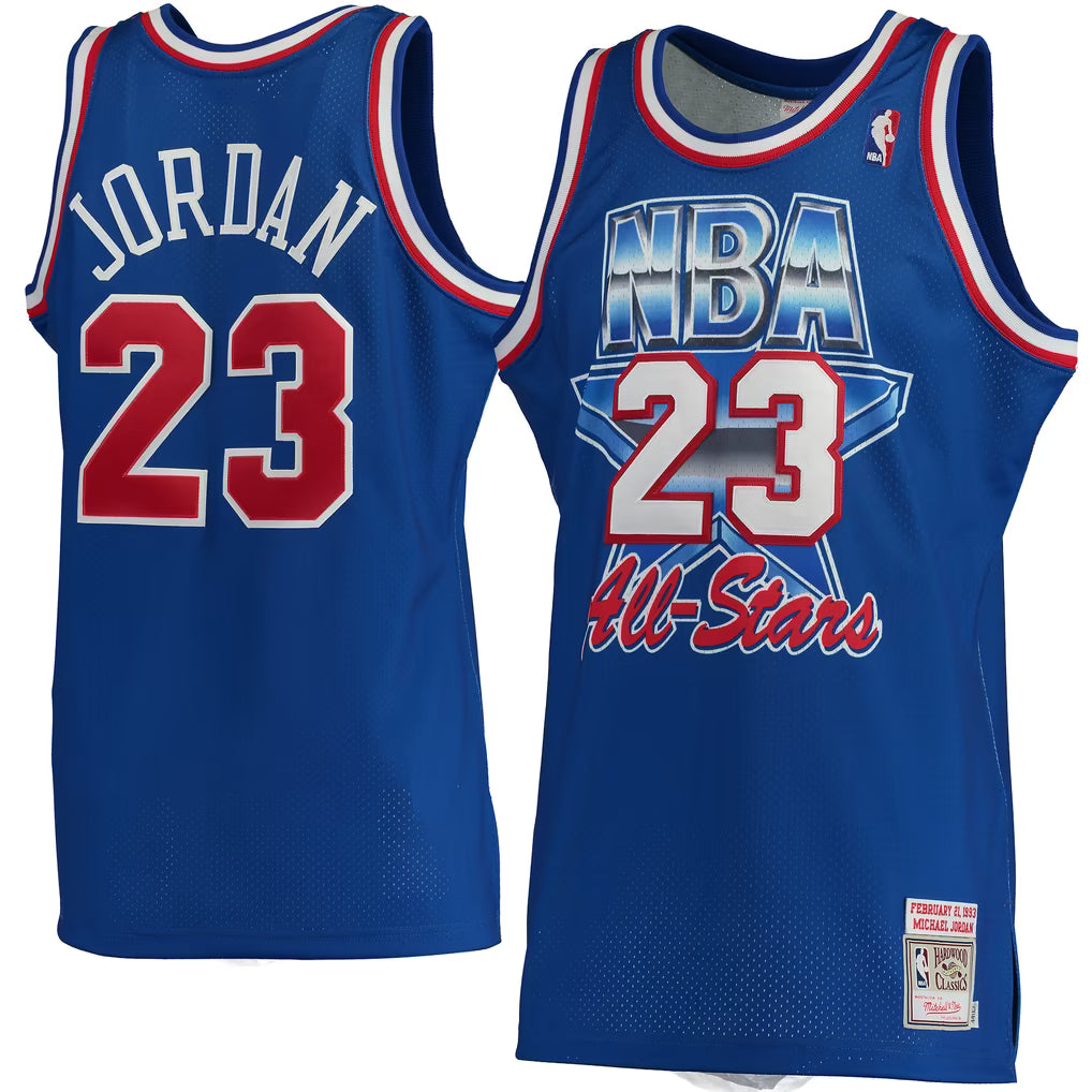 USA ALL STARS GAME MICHAEL JORDAN #23 BLUE THROWBACK NBA JERSEY