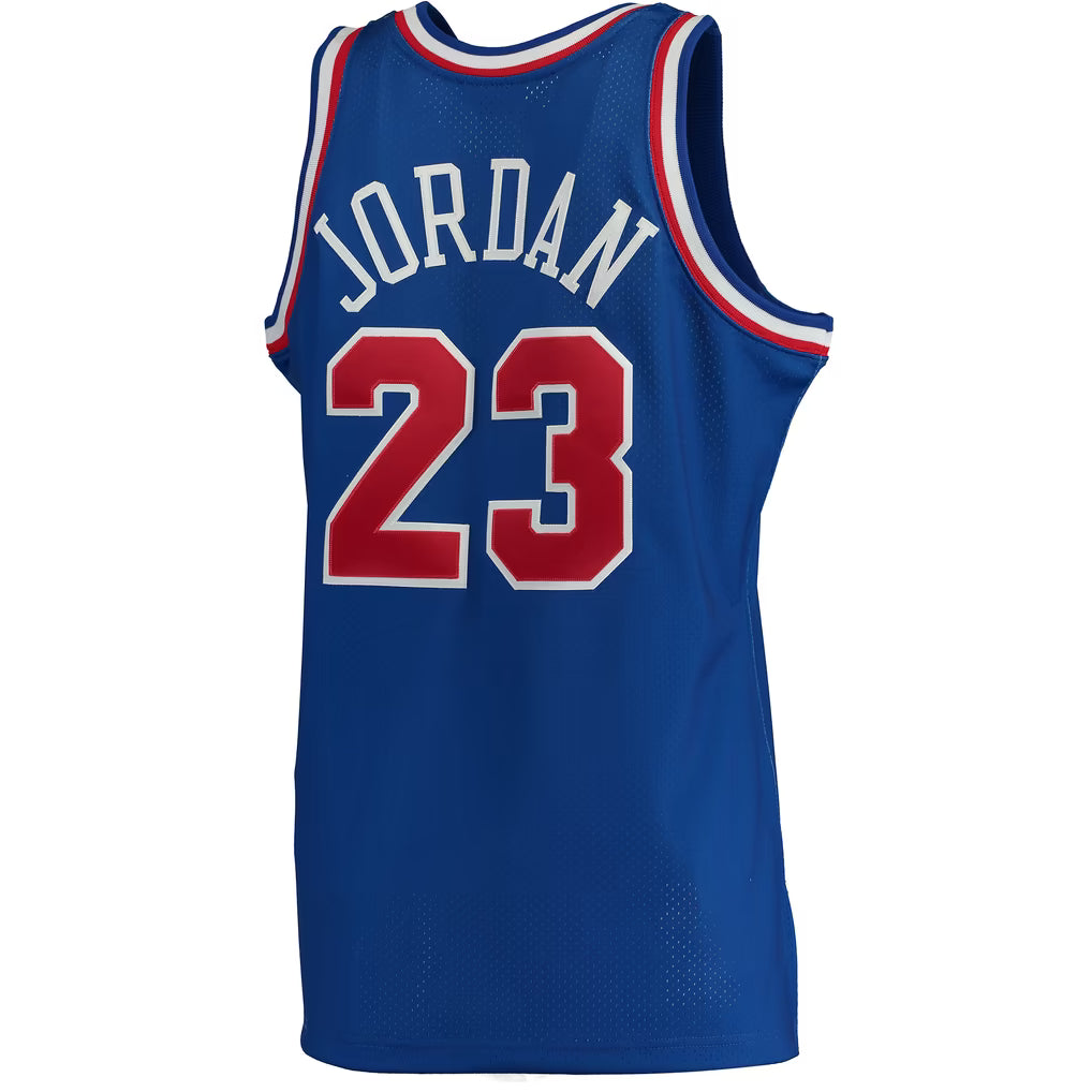 USA ALL STARS GAME MICHAEL JORDAN #23 BLUE THROWBACK NBA JERSEY