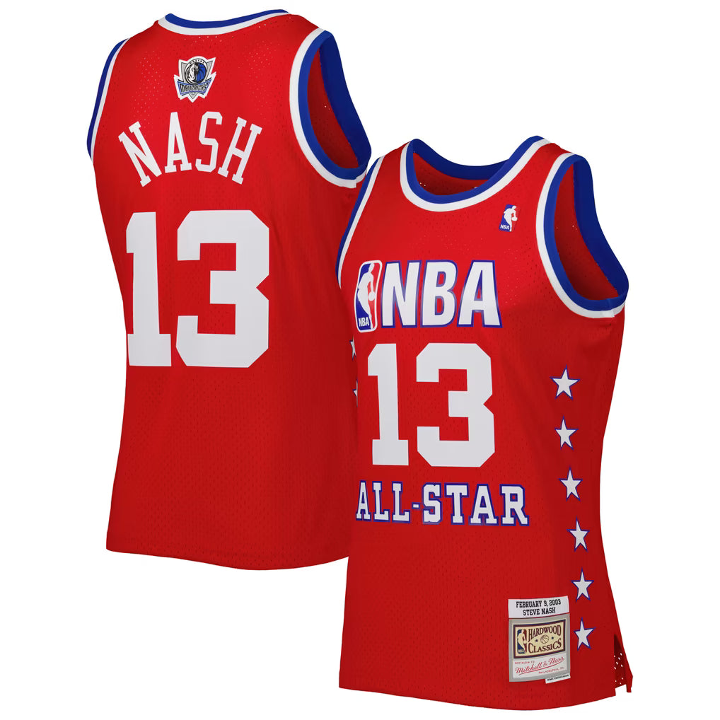 USA ALL STARS GAME STEVE NASH #13 RED THROWBACK NBA JERSEY