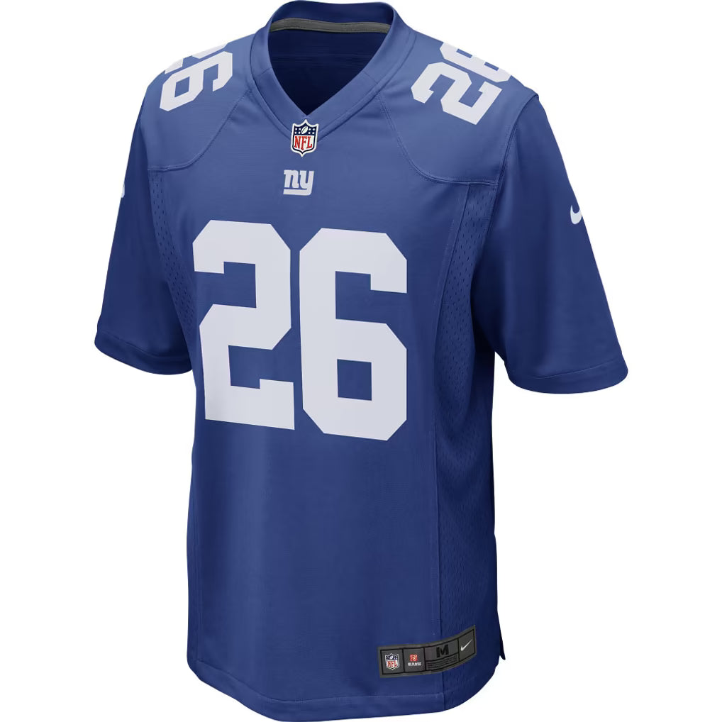 NEW YORK GIANTS SAQUON BARKLEY #26 BLUE NFL JERSEY