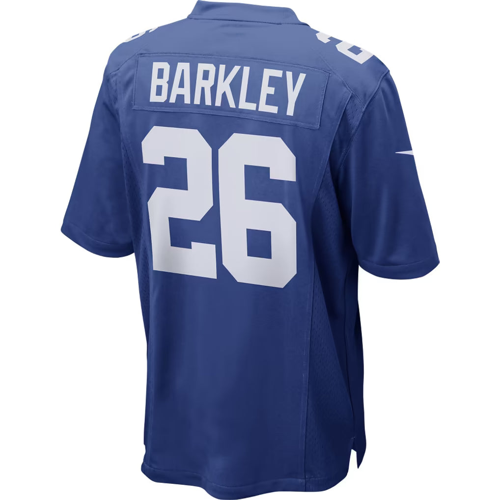 NEW YORK GIANTS SAQUON BARKLEY #26 BLUE NFL JERSEY