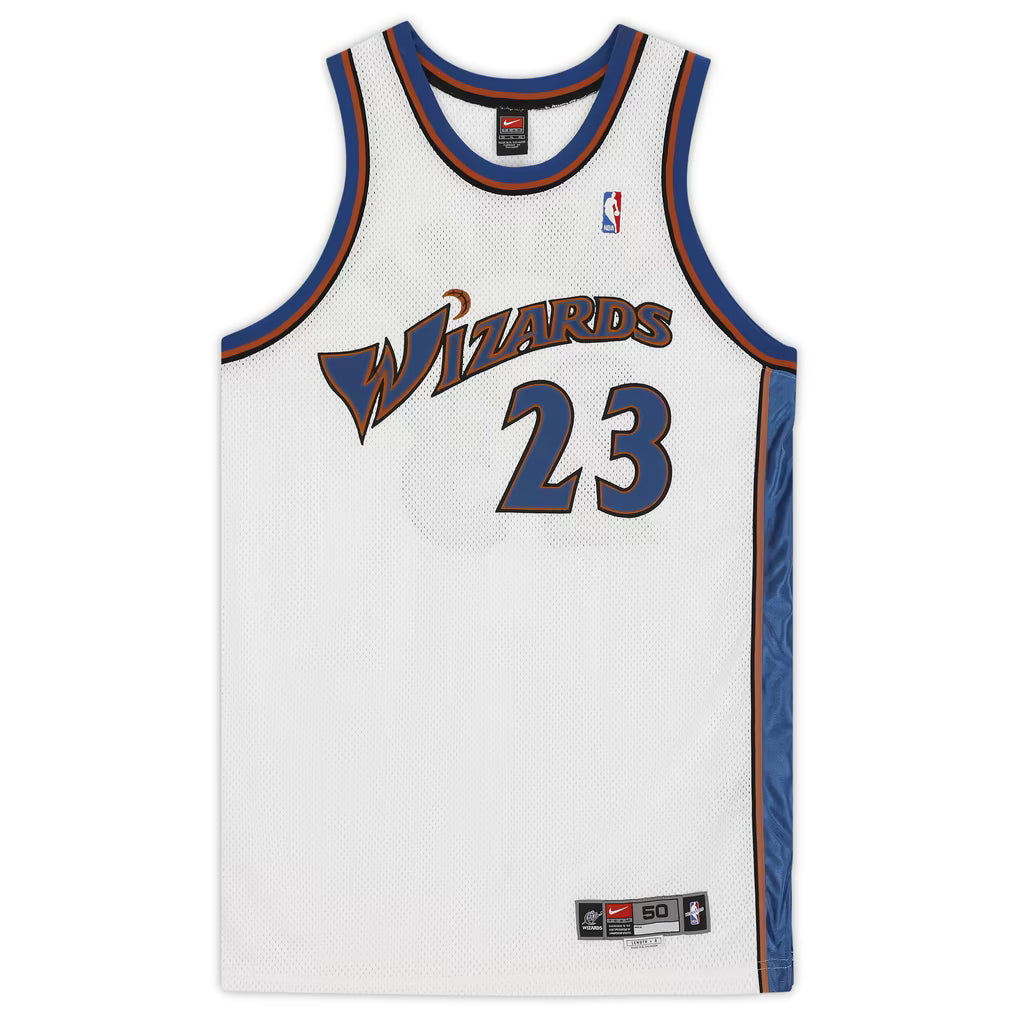 WASHINGTON WIZARDS MICHAEL JORDAN #23 WHITE THROWBACK NBA JERSEY