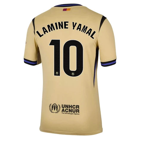 BARCELONA 2026 SPECIAL EDITION LAMINE YAMAL #10 CREAM SOCCER JERSEY
