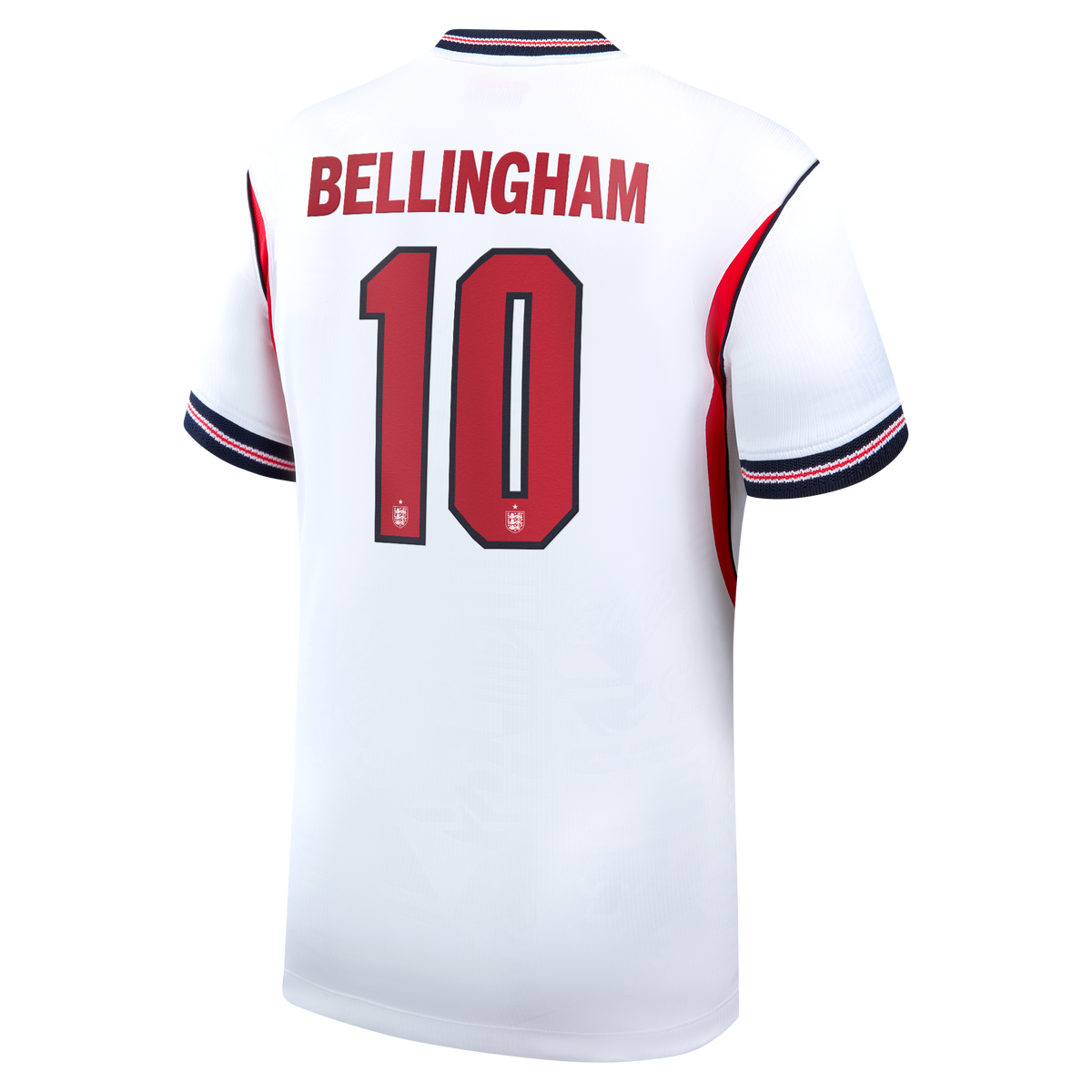 ENGLAND 2026 HOME JUDE BELLINGHAM #10 WHITE & RED SOCCER JERSEY
