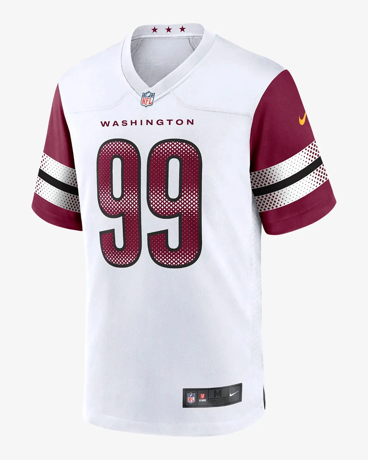 WASHINGTON COMMANDERS JAY YOUNG #99 WHITE AUTHENTIC NFL JERSEY