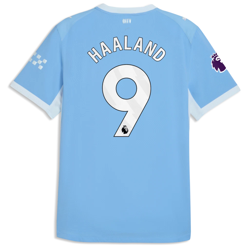 MANCHESTER CITY 2026 HOME ERLING HAALAND #9 BLUE SOCCER JERSEY