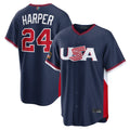USA BASEBALL BRYCE HARPER #24 NAVY 2026 JERSEY