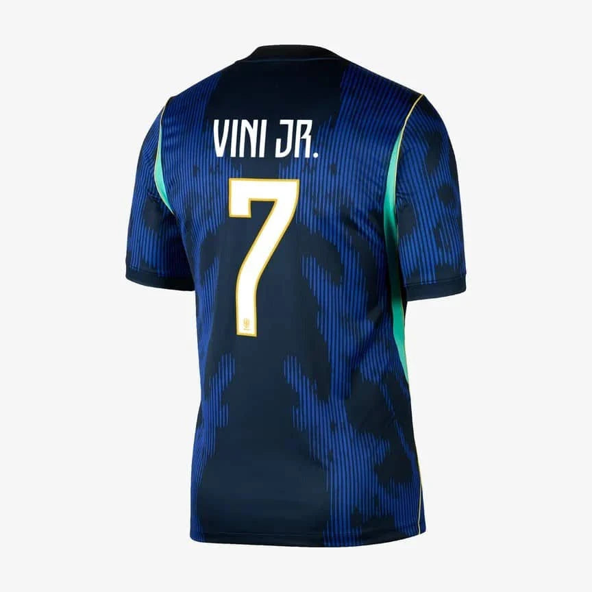 BRAZIL 2026 AWAY VINI JR. #7 BLUE JORDAN SOCCER JERSEYS