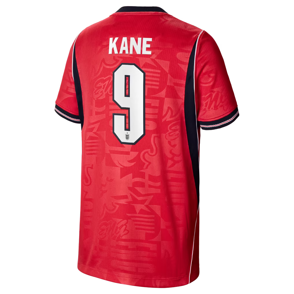ENGLAND 2026 AWAY HARRY KANE #9 RED SOCCER JERSEY