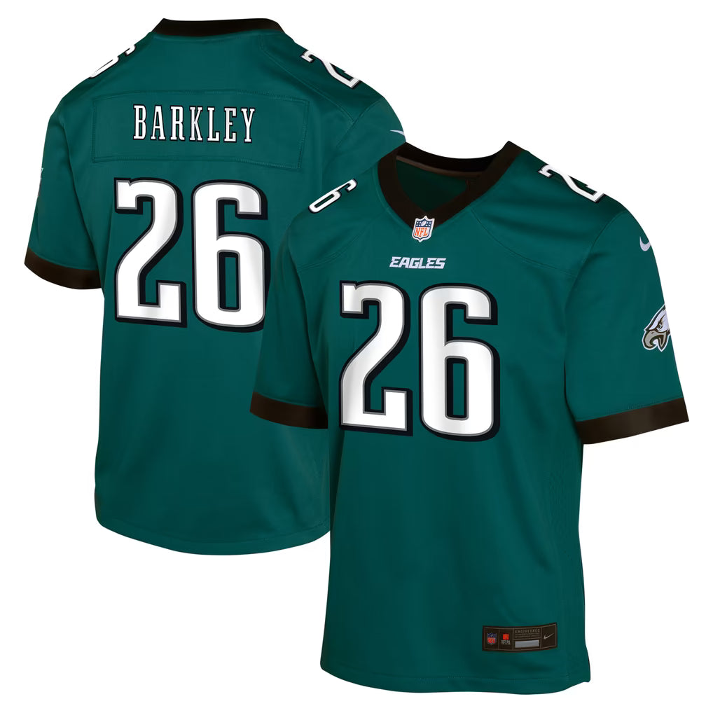 PHILADELPHIA EAGLES SAQUON BARKLEY #26 GREEN NFL JERSEY